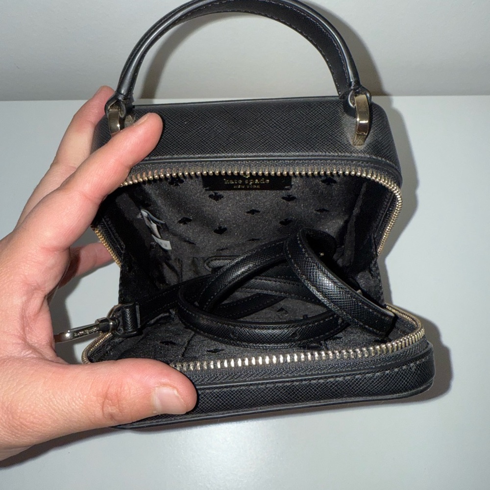 Kate Spade Black and White Penguin Print Bag - Picture 3 of 3